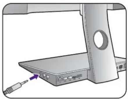 BENQ PD2710QC - Connect the power cable. - 2