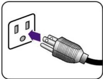 BENQ PD2710QC - Connect-to and turn-on the power. - 3