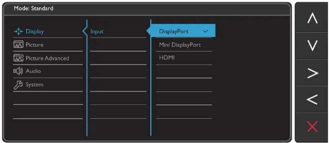 BENQ PD2710QC - Display menu - 1