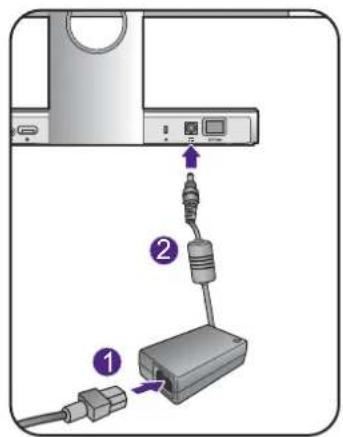 BENQ PD2710QC - Connect the power cable. - 4