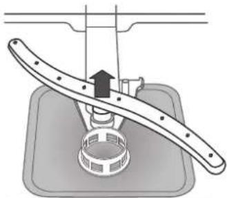 BAUKNECHT BCIO 3T333 DEL CH - REINIGUNG DER SPRÜHARME - 2