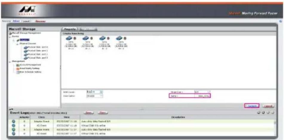 Raidon GT4670-TB3 - Setup Stripe Size. - 2