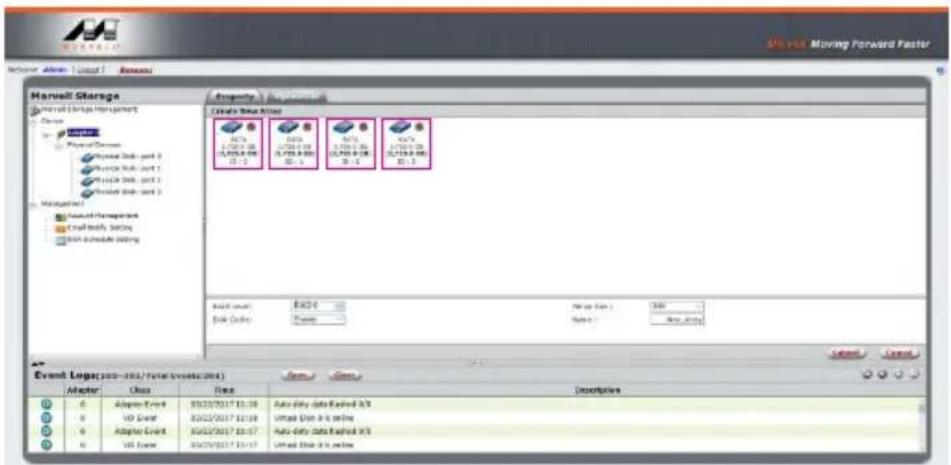 Raidon GT4670-TB3 - Click at the selected HDDs. - 1