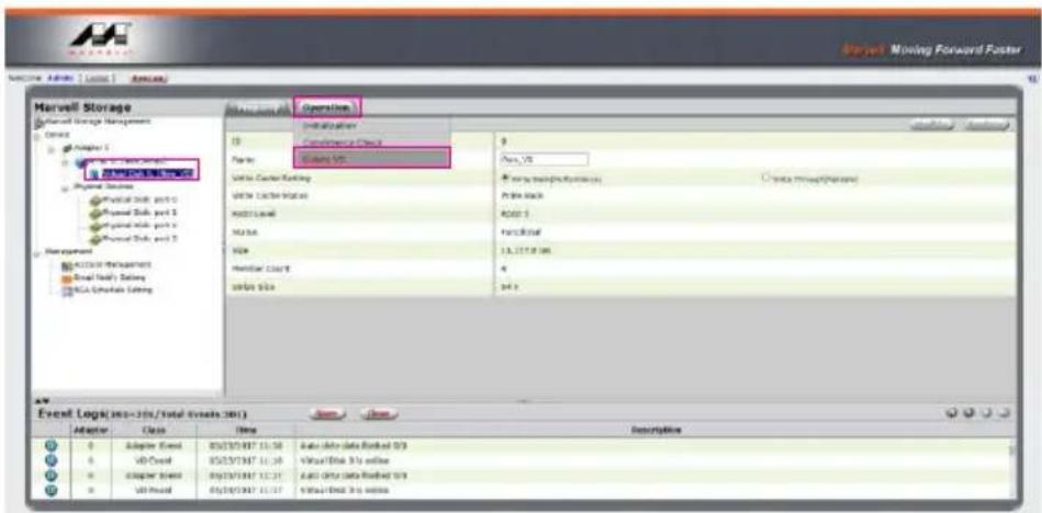 Raidon GR8680-TB3 - Delete a RAID for a new RAID setting - 1