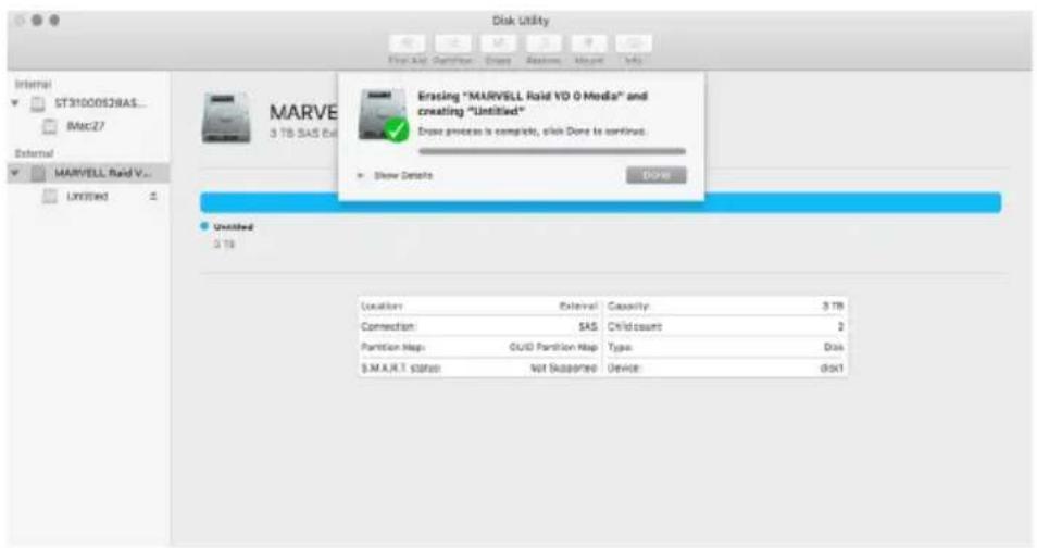 Raidon GR8680-TB3 - After completing the format, you could start using your GR8680-TB3. - 1
