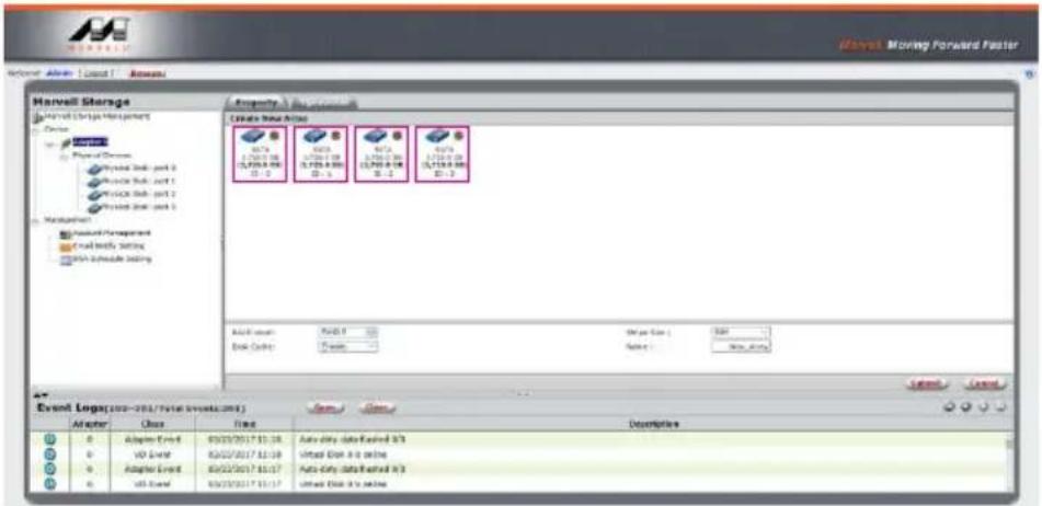 Raidon GR8680-TB3 - Click at the selected HDDs. - 1