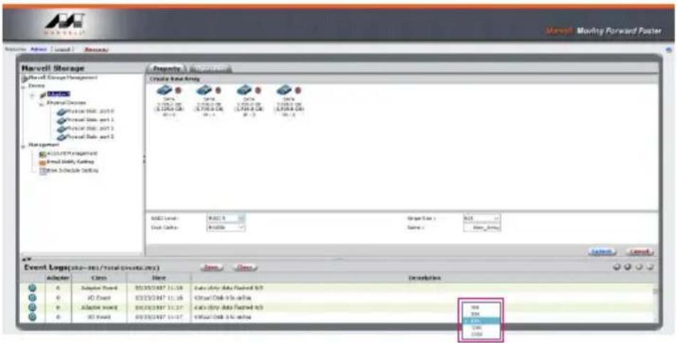 Raidon GR4670-TB3 - Setup Stripe Size. - 1