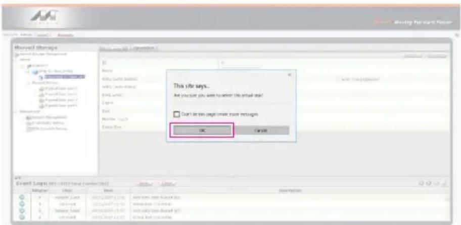 Raidon GR4670-TB3 - Delete a RAID for a new RAID setting - 3