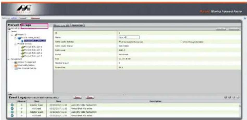 Raidon GR4670-TB3 - After submitting RAID setting: - 3