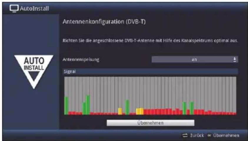 TECHNISAT TECHNIVISTA 49 SL - Antenneneinstellungen (DVB-T) - 1