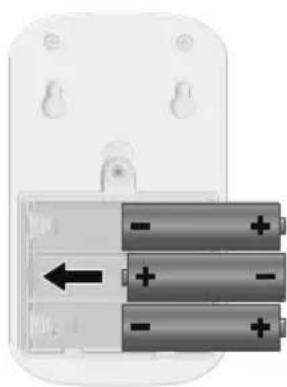 OLYMPIA 6104 - Inserting the Batteries - 1