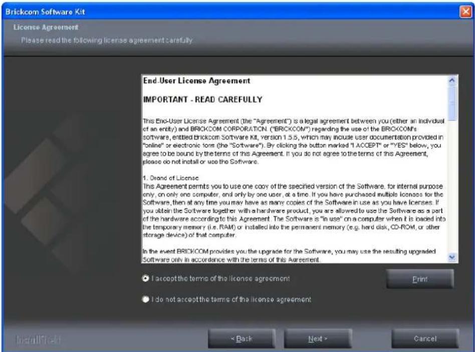 Brickcom OB-300NP Star - Software Installation - 3