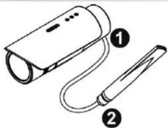 Brickcom OB-300NP Star - c. WiFi or 3G Antenna Extension Cable Connection(GOB & WOB series only) - 1