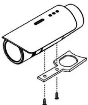 Brickcom OB-300NP Star - Wall Installation Using the Optional Bracket - 2