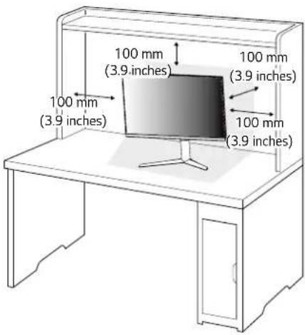 LG 27GK750F - Installing on a Table - 1