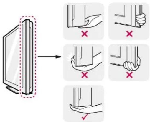 LG 27GK750F - Moving and Lifting the Monitor - 1