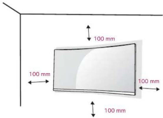 LG 34UC79G - Installing on the Wall - 1