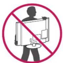 LG 34UC79G - Moving and Lifting the Monitor - 2