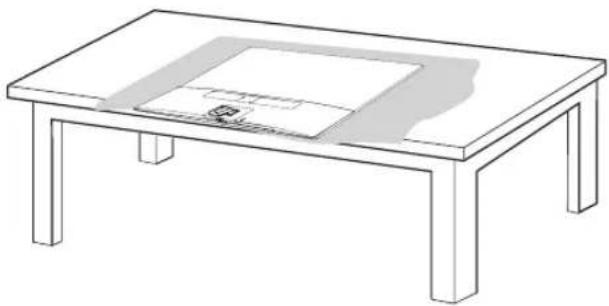 LG 27MP59G - Attaching the Stand Base - 1