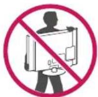 LG 27MP59G - Moving and Lifting the Monitor - 2