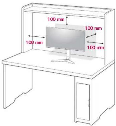 LG 29UM69G - Installing onto a table - 2
