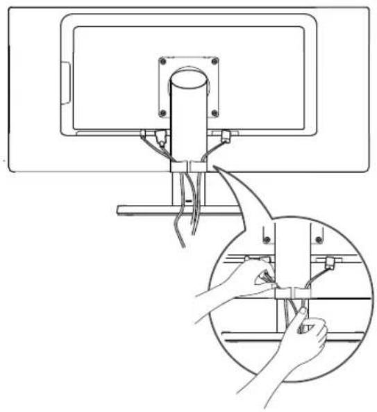 LG 29UB67 - Using the cable holder - 1