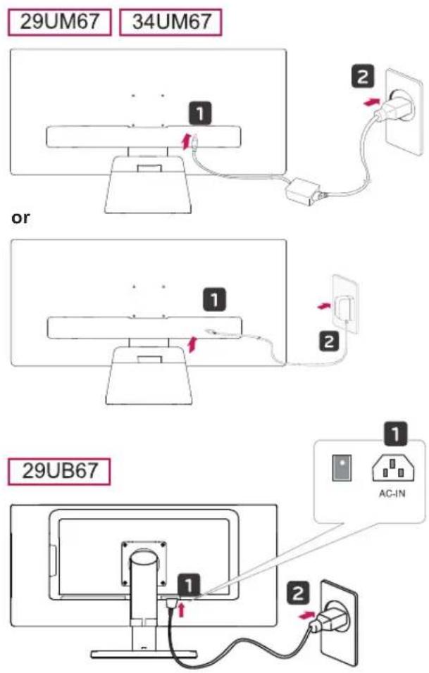 LG 29UB67 - Installing onto a table - 3