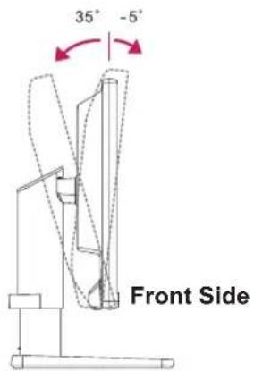 LG 29UB67 - Adjusting the angle - 2