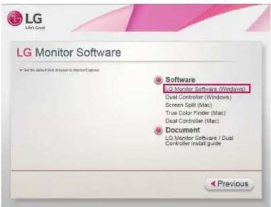 LG 29UB67 - INSTALLING LG MONITOR SOFTWARE - 1