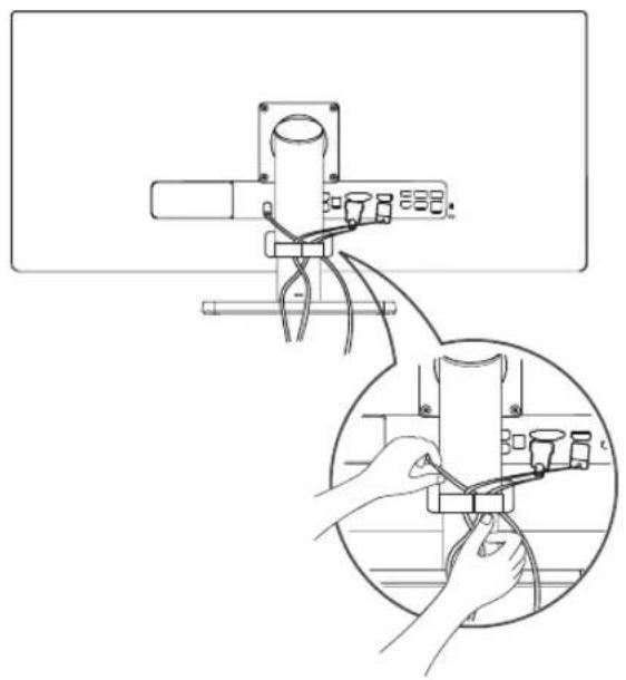 LG 29UB67 - Using the cable holder - 2