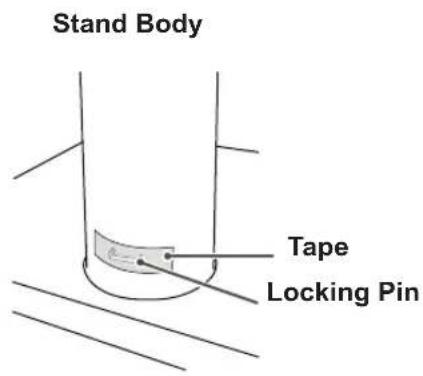 LG 29UB67 - Adjusting the stand height - 1