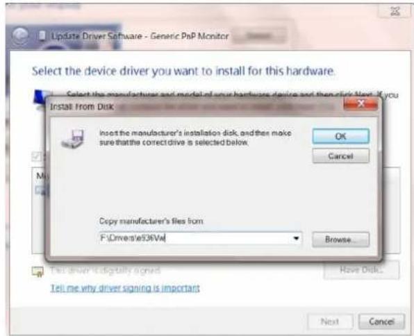 AOC G2790PX - Select "Let me pick from a list of device drivers on my computer". - 2