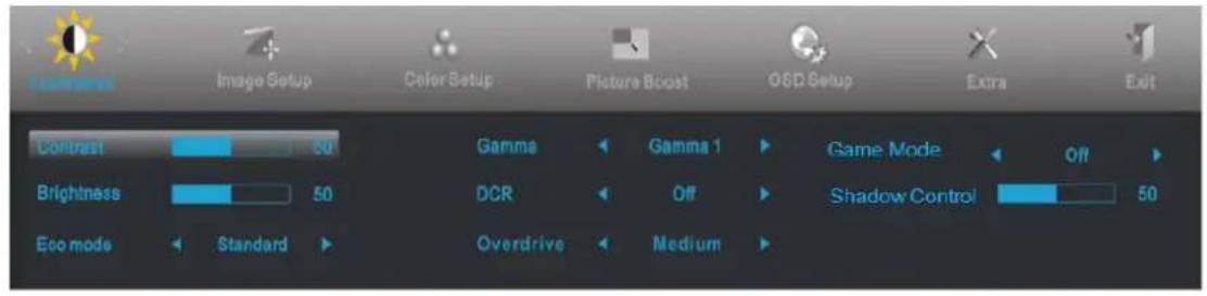 AOC G2790PX - OSD Setting - 1