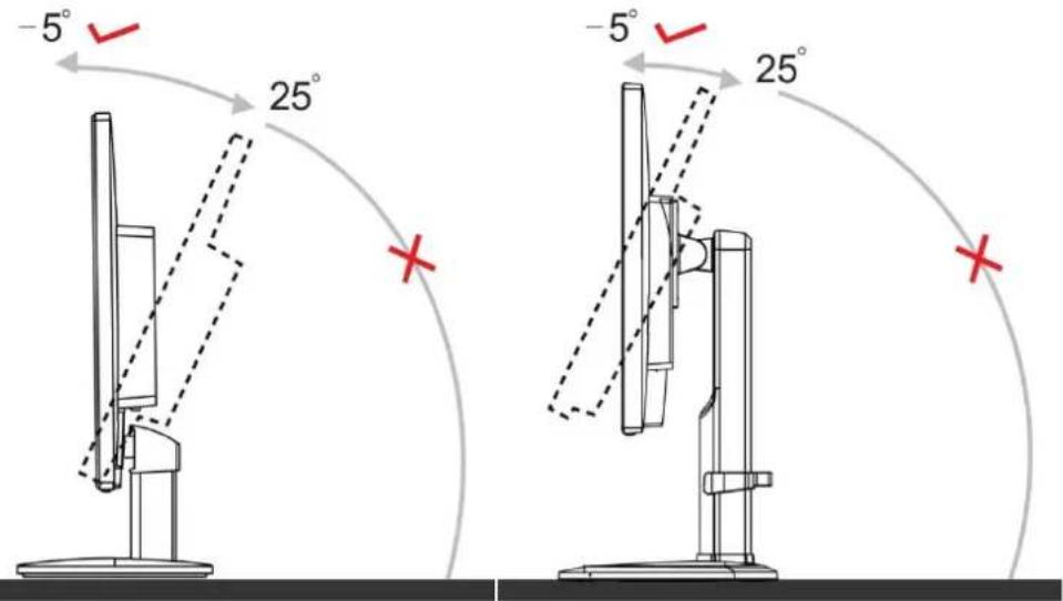 AOC G2790PX - Adjusting Viewing Angle - 1