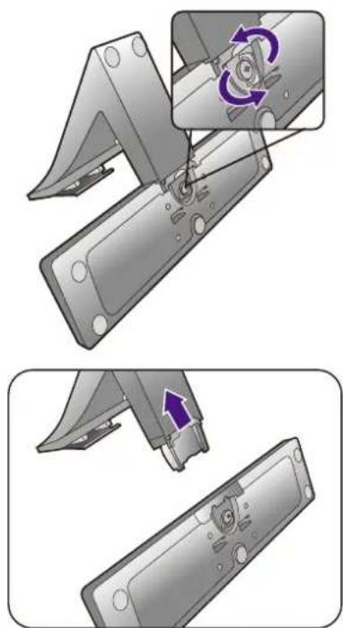 BENQ EW3270ZL - Remove the monitor base. - 2