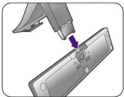 BENQ EW3270ZL - Attach the monitor base. - 4