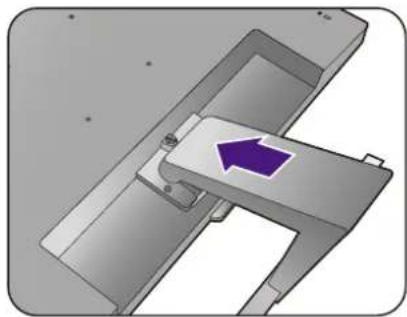 BENQ EW3270ZL - Attach the monitor base. - 7