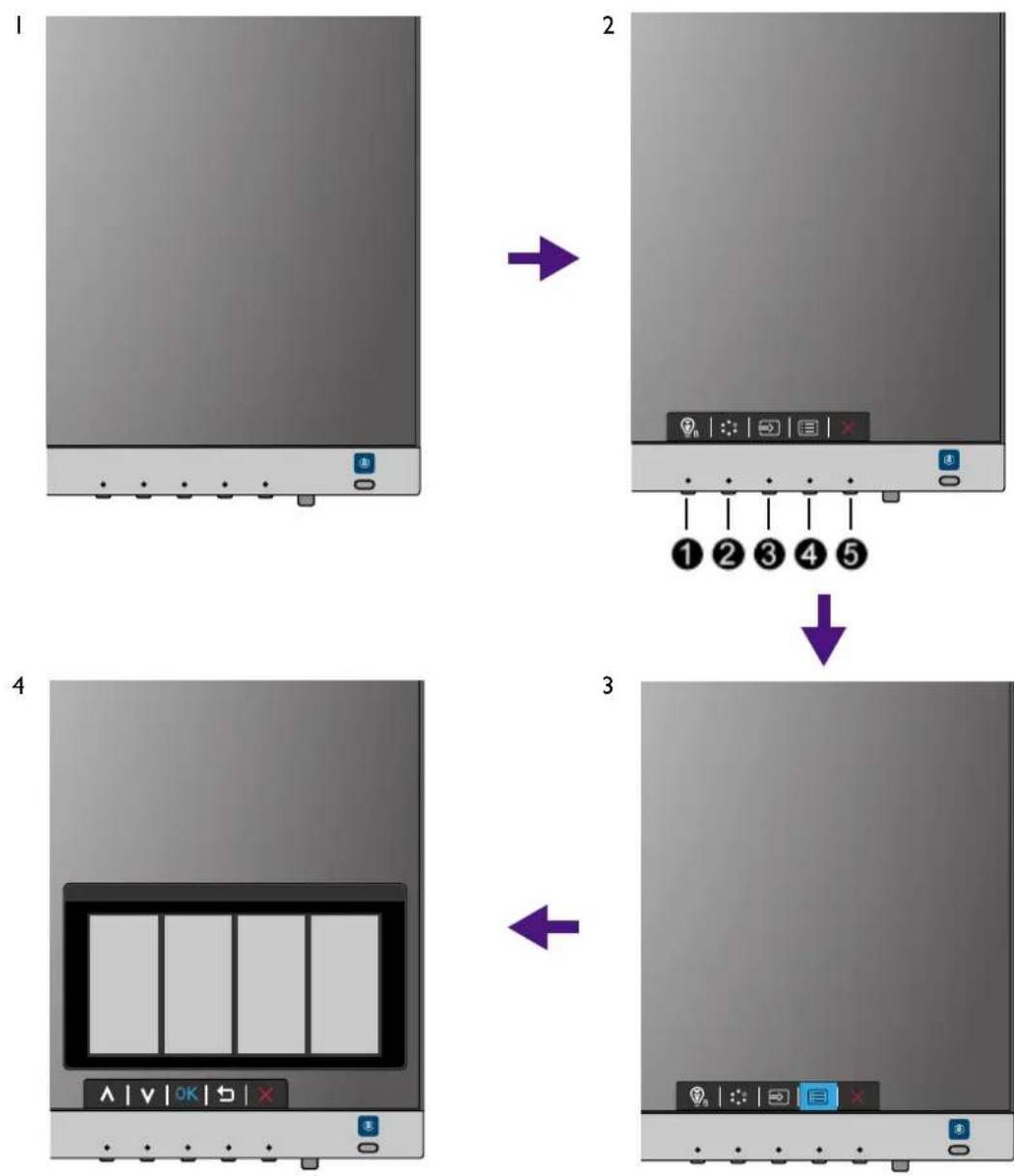 BENQ EW3270ZL - Basic menu operation - 1