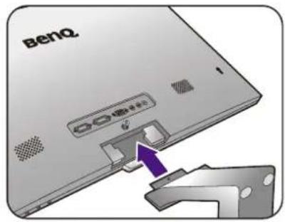 BENQ EW3270ZL - Attach the monitor base. - 6