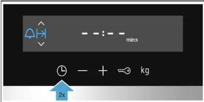 SIEMENS EQ521CA00Z - Dauer einstellen - 1