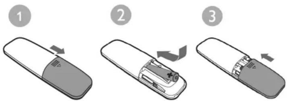TECHNISAT Transita 300 - Batterien einlegen - 1