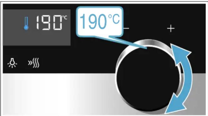 SIEMENS PQ5L9KA00Z - Heizart und Temperatur einstellen - 2