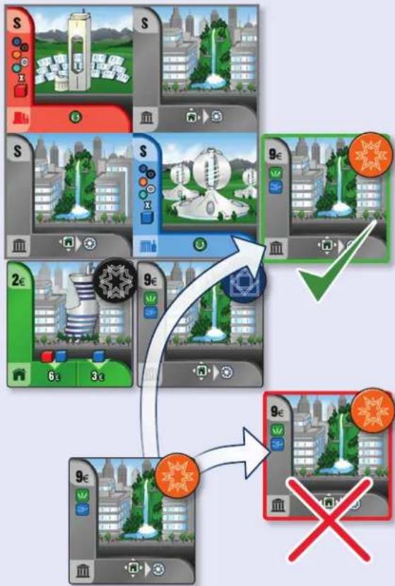 Pegasus City Tycoon - Ein Stadtplättchen verkaufen - 1