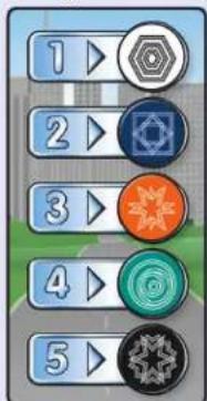 Pegasus City Tycoon - Neue Stadtplättchen wählen - 1