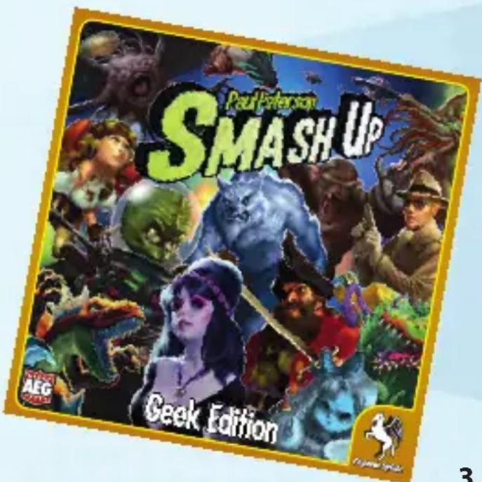 Pegasus Smash Up: Vergessene Helden - ÜBERGROSSE KARTENTRENNER - 2