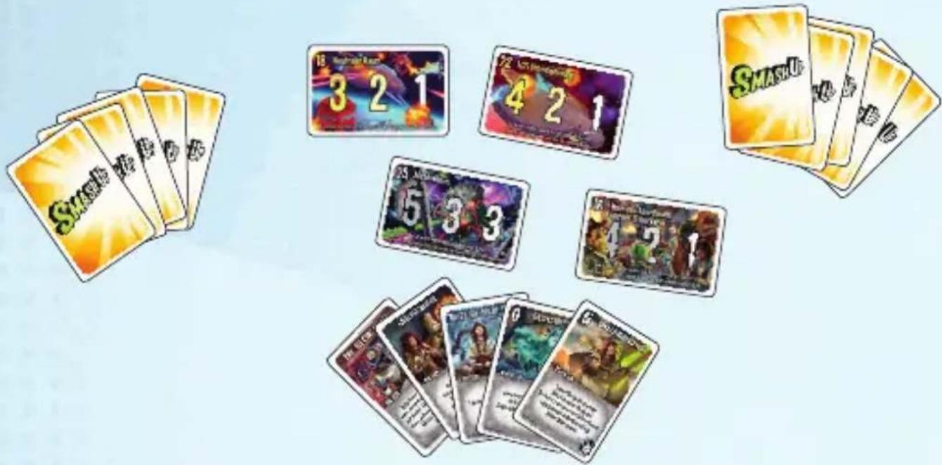 Pegasus Smash Up: Vergessene Helden - SPIELVORBEREITUNG - 2