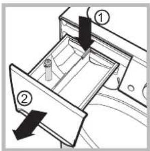 INDESIT BWE 71484X WKKK CH - REINIGUNG DER WASCHMITTELSCHUBLADE - 1