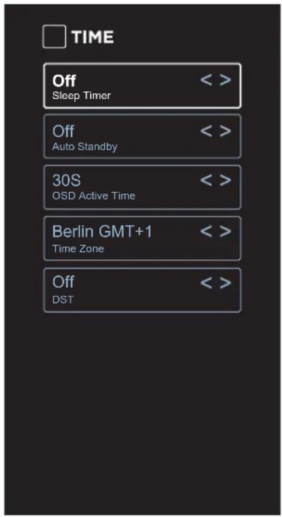 DENVER LDS-4368 - Time Settings - 1
