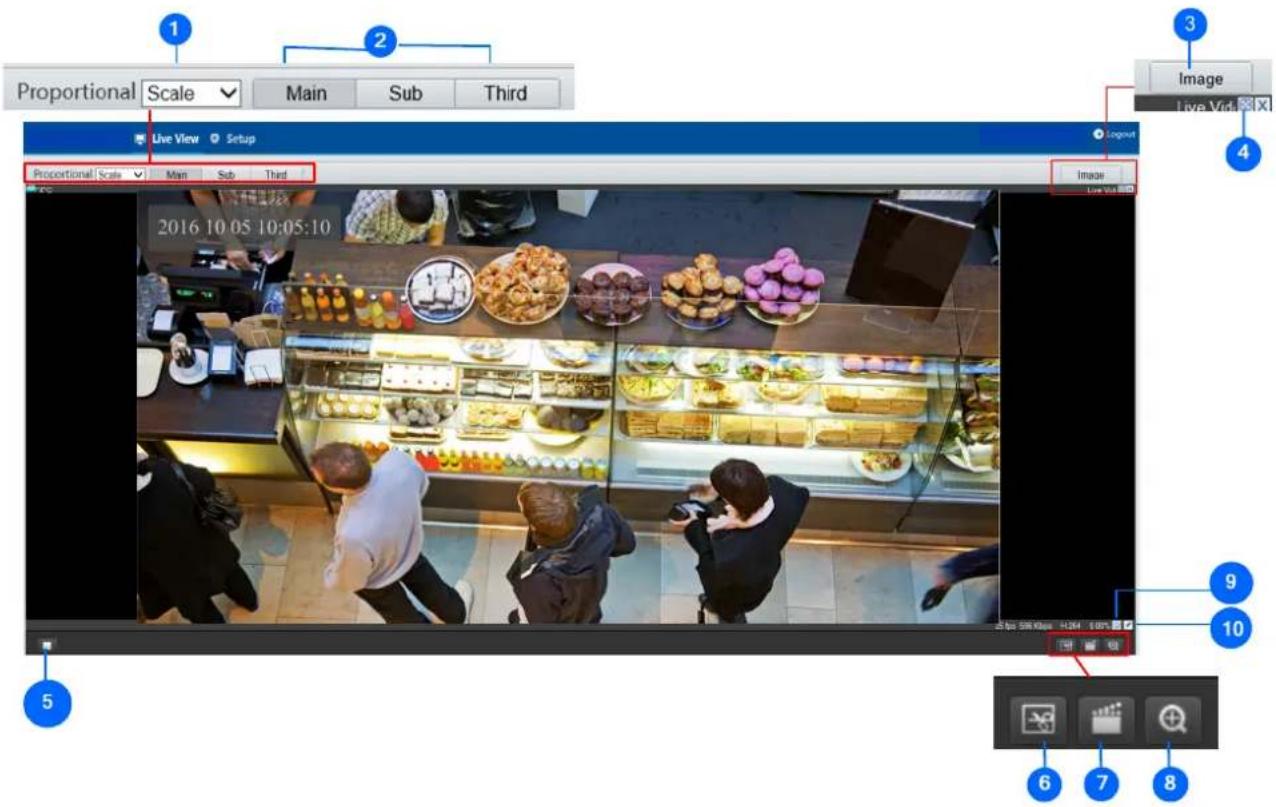 Geovision UVS-ABL1300 - The Live View Window - 1