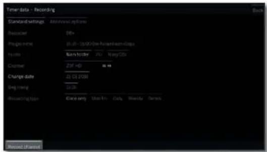 LOEWE Bild 4 - Recording a programme via EPG - 3